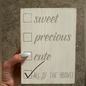 Small gender neutral nursery decor
